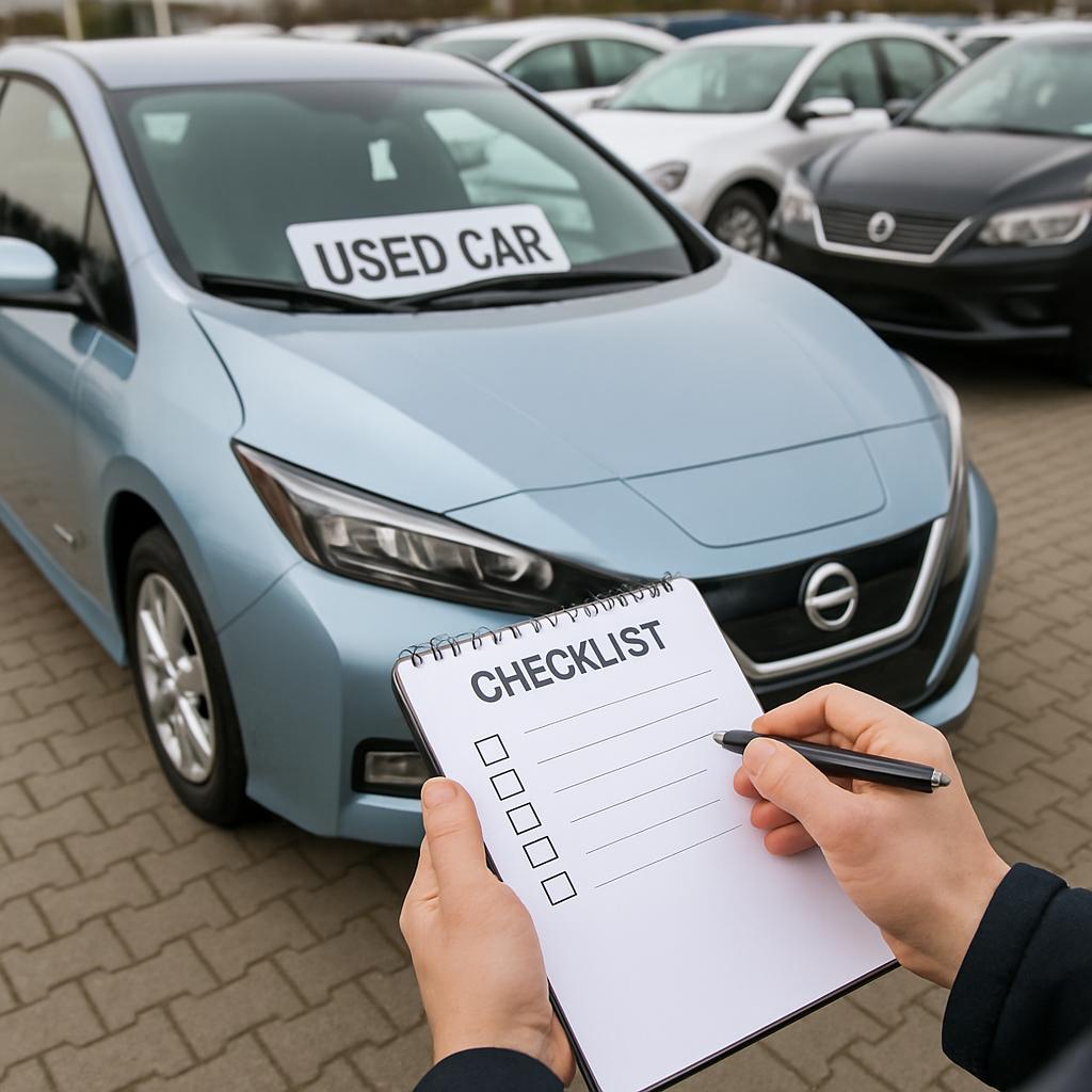 How to buy a used electric car in Europe at a bargain price. Final checklist before you sign