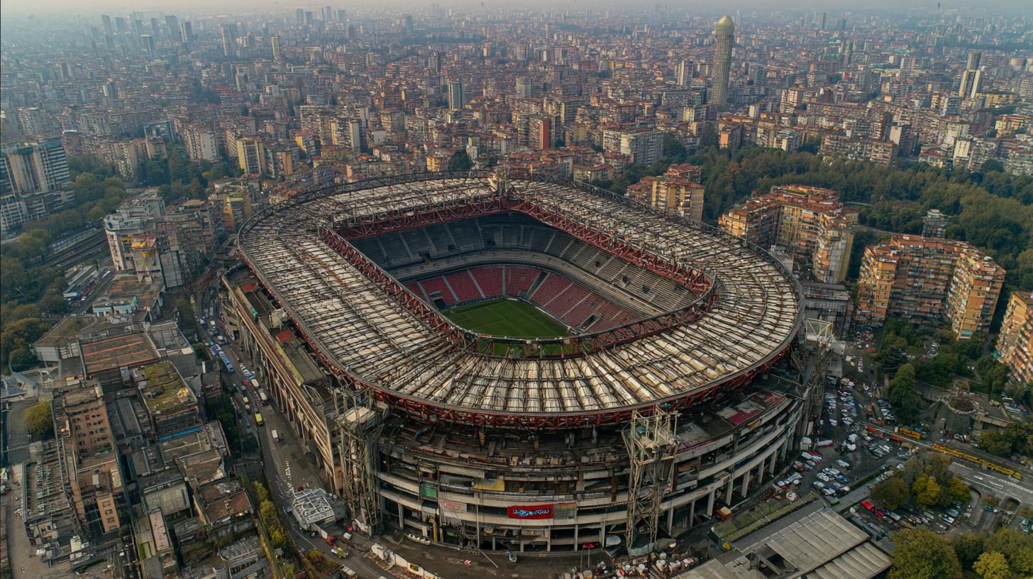 The famous San Siro stadium in Milan will be demolished.. Final thoughts on a complex transition The famous San Siro stadium in Milan will be demolished.. Final thoughts on a complex transition