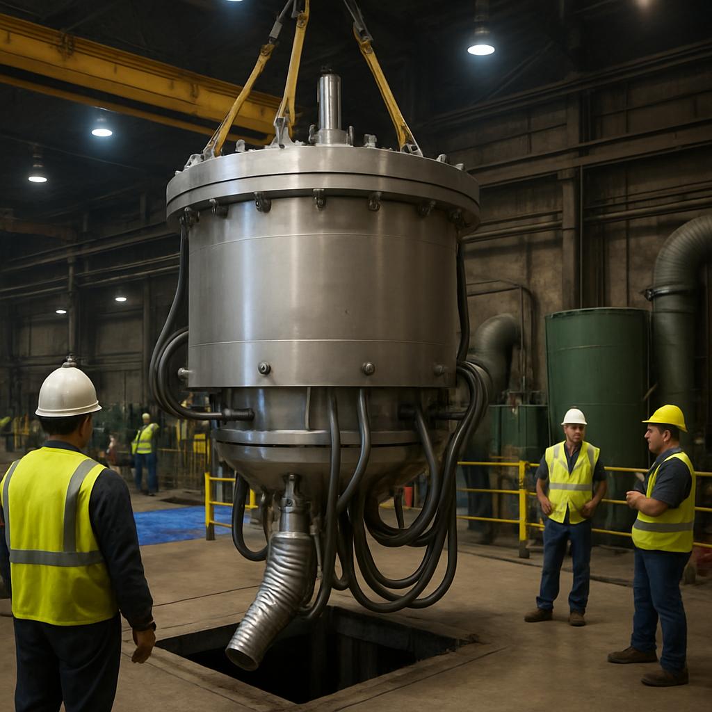 Assembly of the first military micro-reactor has begun in the US . Environmental and waste-management considerations