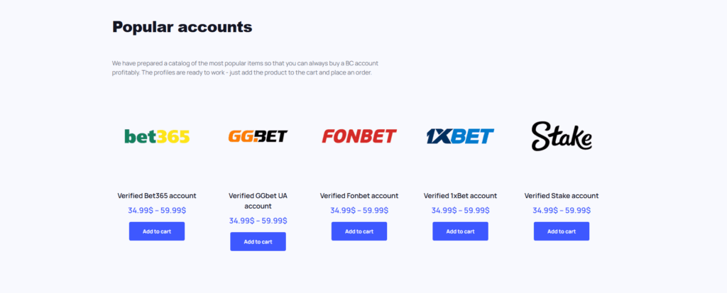 Popular accounts