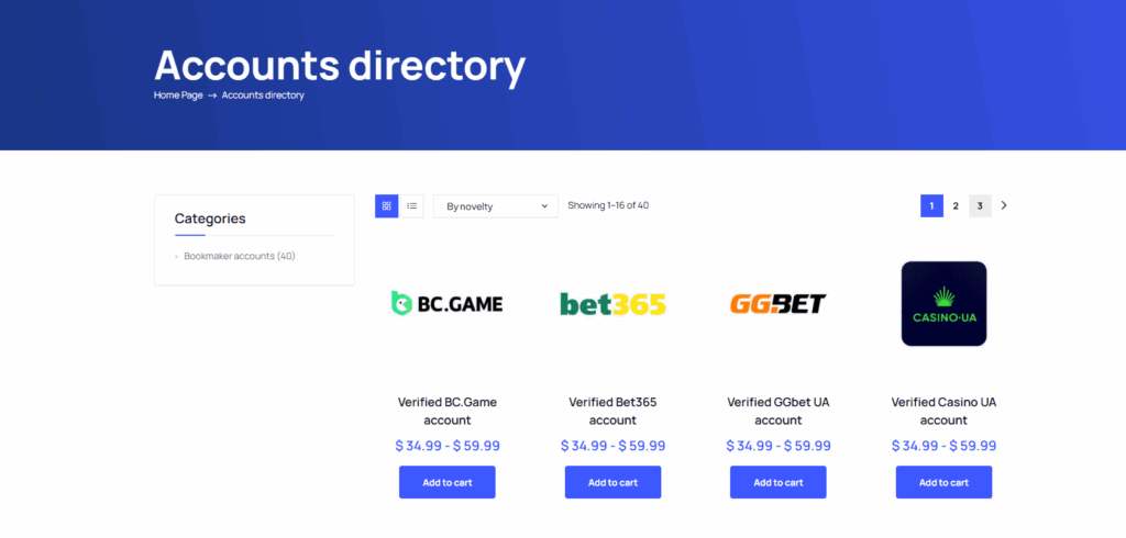 Verified 1xBet Account at BetAccMarket