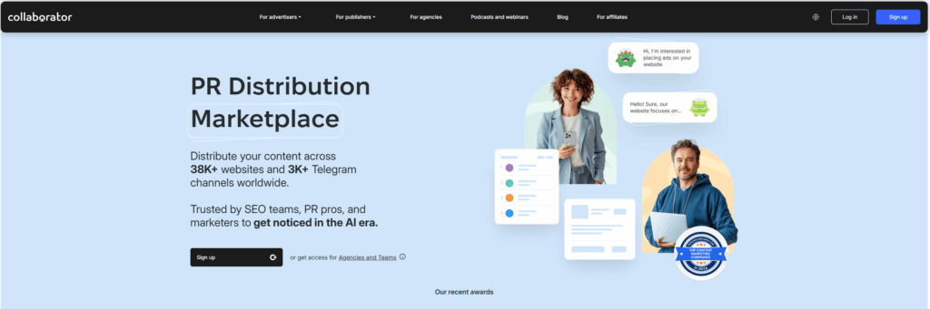 Overview of the service collaborator.pro