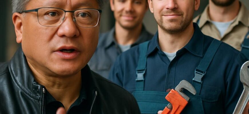 Nvidia CEO: why electricians, plumbers, and other skilled trades will be in higher demand as neural networks spread