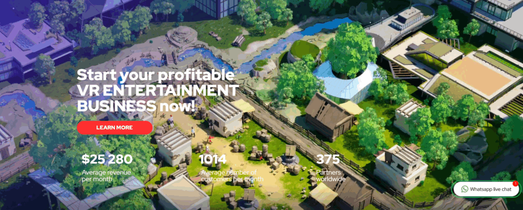 Start your profitable VR ENTERTAINMENT BUSINESS now