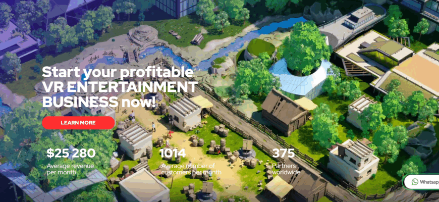Start your profitable VR ENTERTAINMENT BUSINESS now