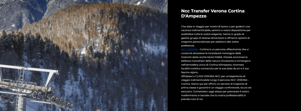 Ncc Transfer Verona Cortina D'Ampezzo